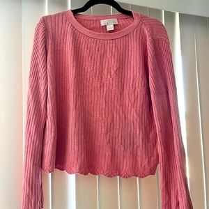 Rachel Parcell Pink sweater.